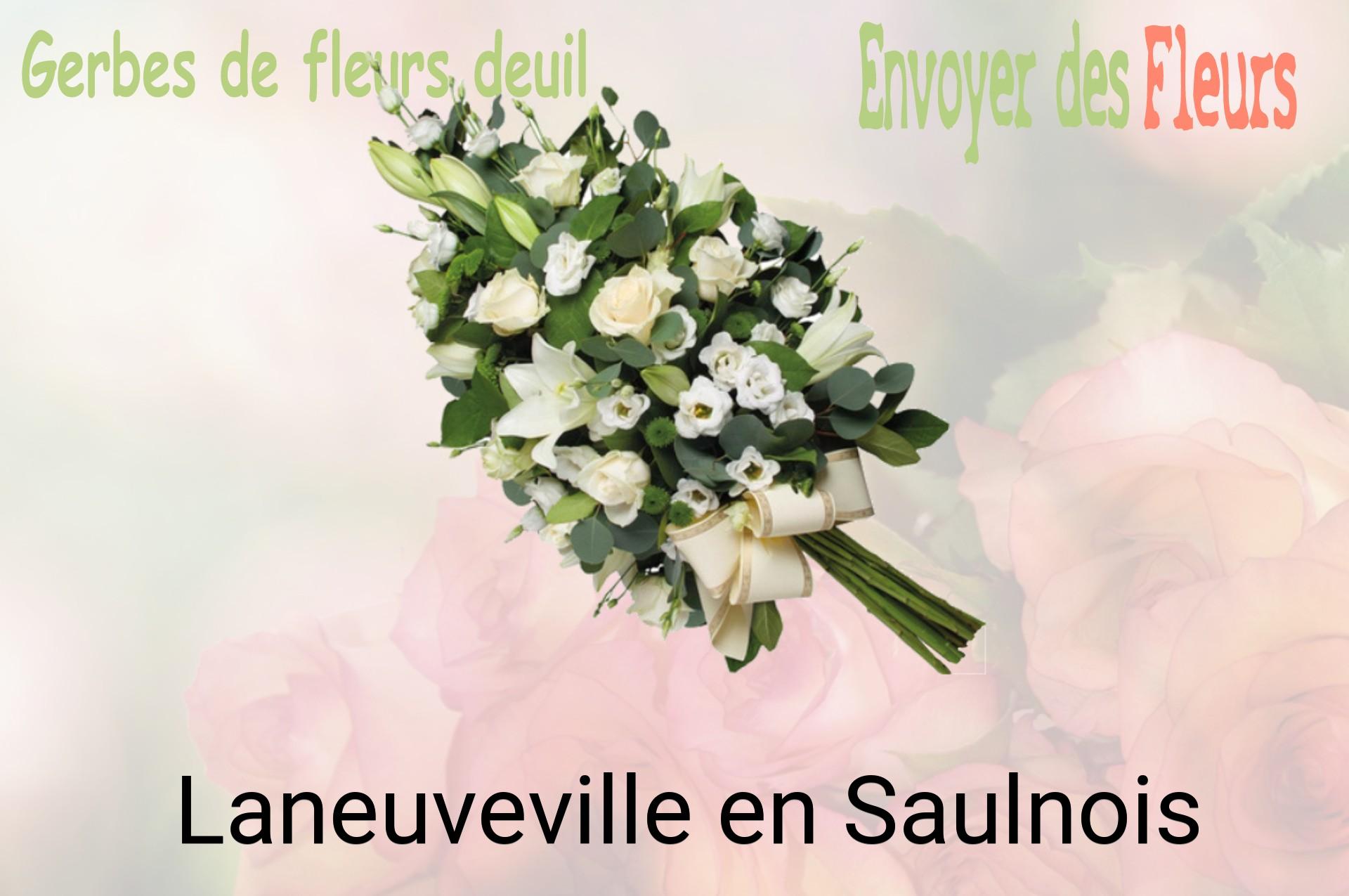 Gerbe de fleurs de deuil livrée à Laneuveville-en-Saulnois